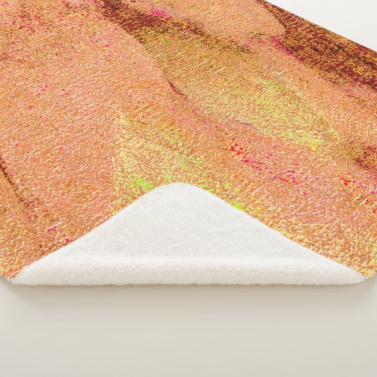 革スタイルに擦り切れたシ絵を描ワ、サーモン シェルパブランケット (3/4)