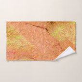 革スタイルに擦り切れたシ絵を描ワ、サーモン バスタオルセット (ハンドタオル)