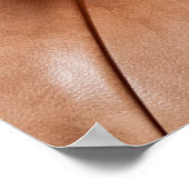 革ソファの背景 ポスター (角)