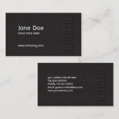 革デザインの名刺 名刺 (正面/裏面)