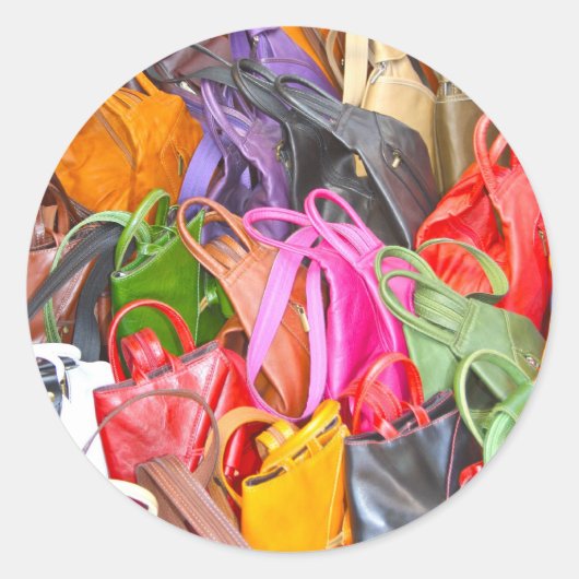 革バッグシール ラウンドシール (正面)