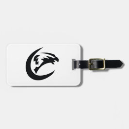 革バンドが付いているワシの荷物のラベル ラゲッジタグ