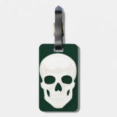 革バンドが付いている荷物のラベルは際立っています ラゲッジタグ (裏面縦)