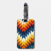 革バンドが付いている荷物のラベル ラゲッジタグ (裏面縦)