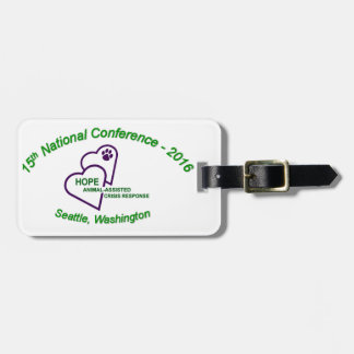 革バンドが付いている荷物のラベル ラゲッジタグ