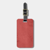 革バンドが付いている荷物のラベル ラゲッジタグ (正面縦)