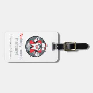 革バンドが付いている荷物のラベル ラゲッジタグ