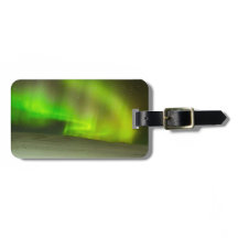 革バンドが付いているNorthern Lightsの荷物のラベル