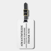 革バンドとあなた自身の荷物のラベルを作成して下さい ラゲッジタグ (正面縦)