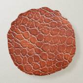 革パターン ラウンドクッション (裏面)