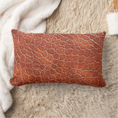 革パターン ランバークッション (ブランケット)