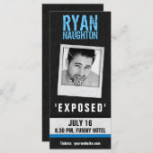 革フレームクールフォトアクターのコメディアン (正面/裏面)