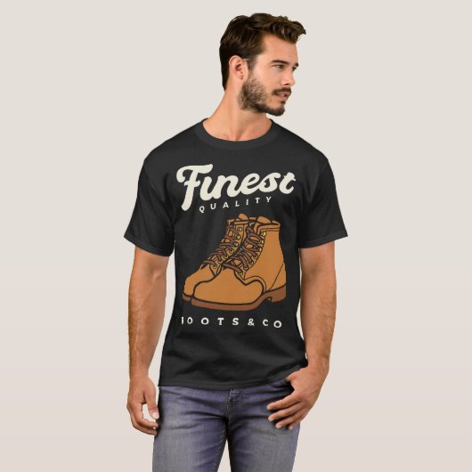 革ブーツ Tシャツ (正面フル)