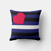 革乳液およびBDSMのプライドの旗 クッション (裏面)