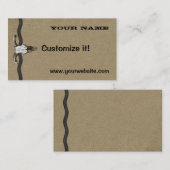 革及びスカルの西部の名刺 名刺 (正面/裏面)