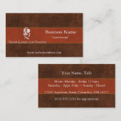 革及び毛皮の名刺 名刺 (正面/裏面)