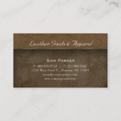 革名刺「nのスエードブラウン 名刺 (裏面)