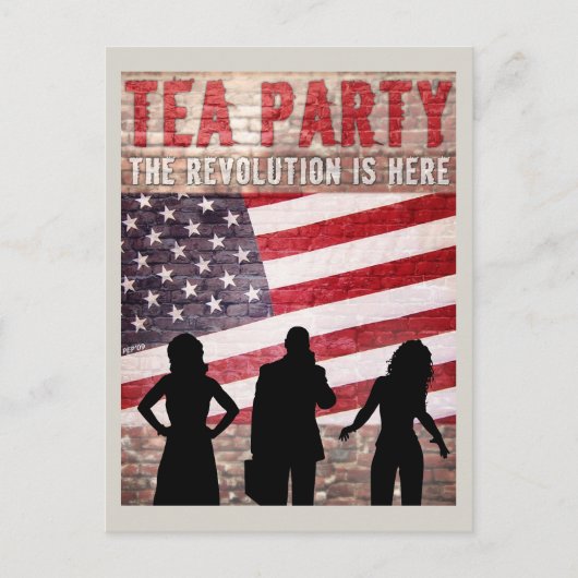 革命が来た ポストカード (正面)