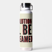 革命が盛り上がる ウォーターボトル (背面)