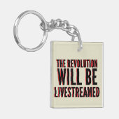 革命が盛り上がる キーホルダー (正面左)