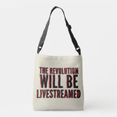 革命が盛り上がる クロスボディバッグ (裏面)