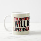 革命が盛り上がる コーヒーマグカップ (左)
