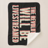 革命が盛り上がる シェルパブランケット (正面)