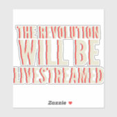 革命が盛り上がる シール (シート)