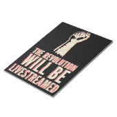 革命が盛り上がる ノートパッド (アングル)