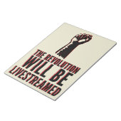 革命が盛り上がる ノートパッド (アングル)