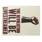 革命が盛り上がる ノートパッド (正面)