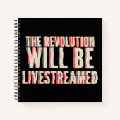 革命が盛り上がる ノートブック (正面)