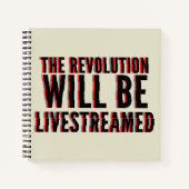 革命が盛り上がる ノートブック (正面)