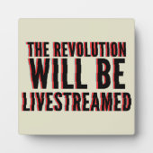 革命が盛り上がる フォトプラーク (正面)