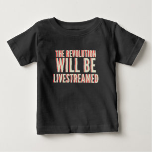 革命が盛り上がる ベビーTシャツ
