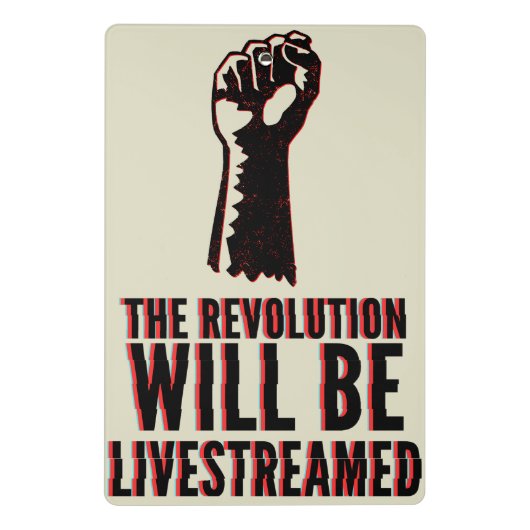 革命が盛り上がる ミニクリップボード (裏面)