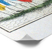 革命のバスティーユのフランスの保存 ポスター (角)