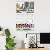 革命のバスティーユのフランスの保存 ポスター (ホームオフィス)