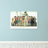 革命の始フランスのまり キャンバスプリント (インサイチュ (ウッドフロア))