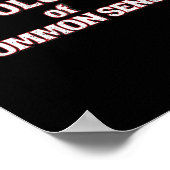 革命の常識文字トランプ45-47 ポスター (角)