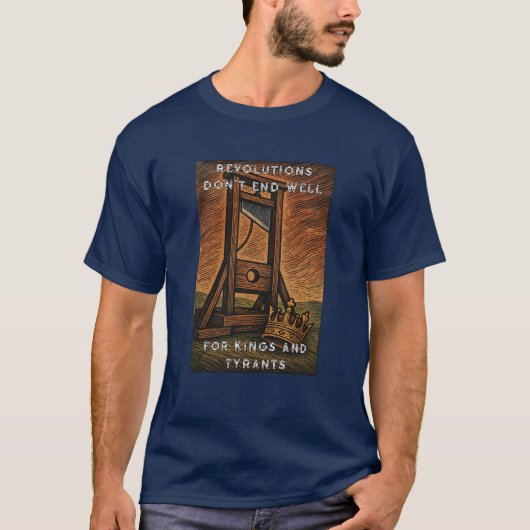 革命はうまくいかない Tシャツ (正面)