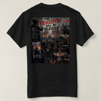 革命はテレビで放送される Tシャツ