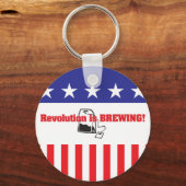 革命は醸造 キーホルダー (正面)