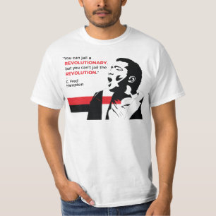 「革命を投獄できる」フレッド・ハンプトン Tシャツ