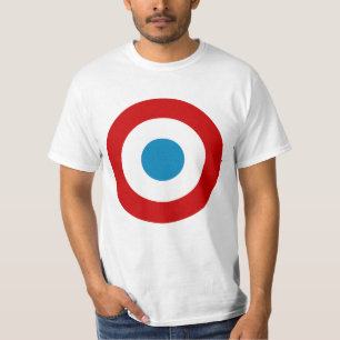 革命フランスのロンデルフランスコカルドトリコロ Tシャツ