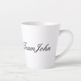 革命作家#TeamJohn Mug カフェラテマグ
