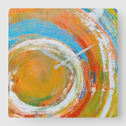 革命壁時計 スクエア壁時計 (正面)