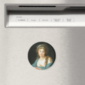 革命婦人フランスのポートレート マグネット (インサイチュ (食洗機))