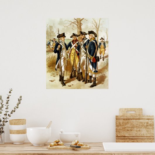 革命戦争の歩兵 ポスター (キッチン)