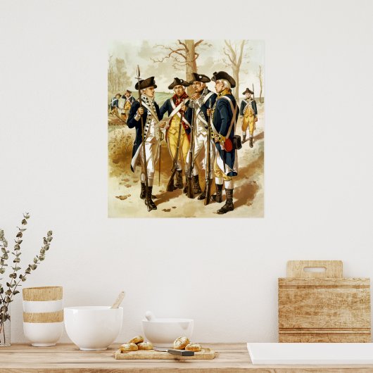 革命戦争の歩兵 ポスター (キッチン)